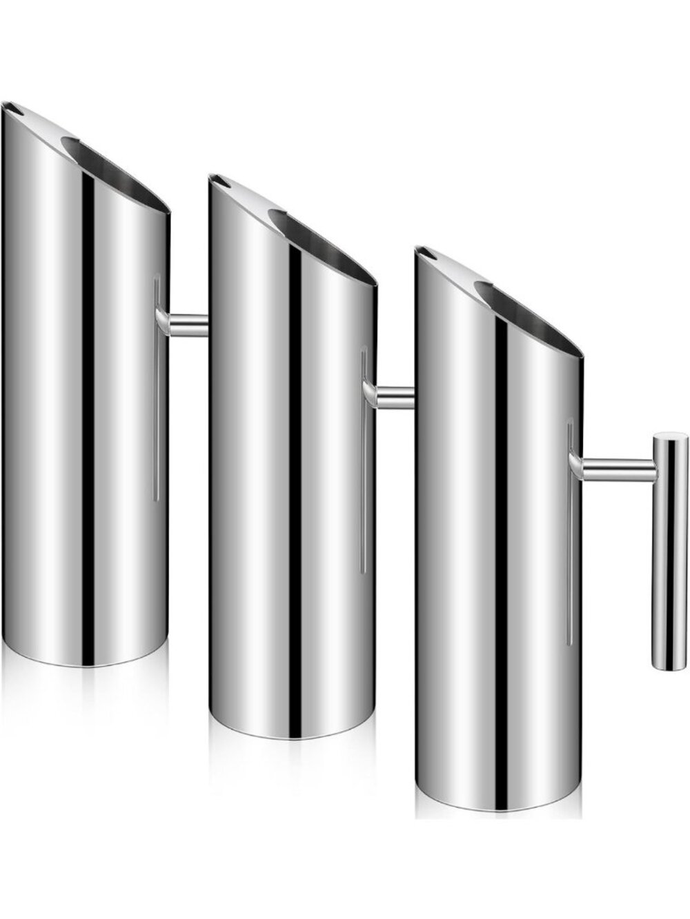 Funnymoom 3 Pack 53oz/1.5l Stainless Steel Water Pitcher